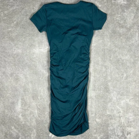 Aritzia Dress Womens XS Babaton Covet Ruched Bodycon Minimal Flattering Mini - Picture 9 of 11